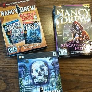 Four Nancy Drew Computer Games